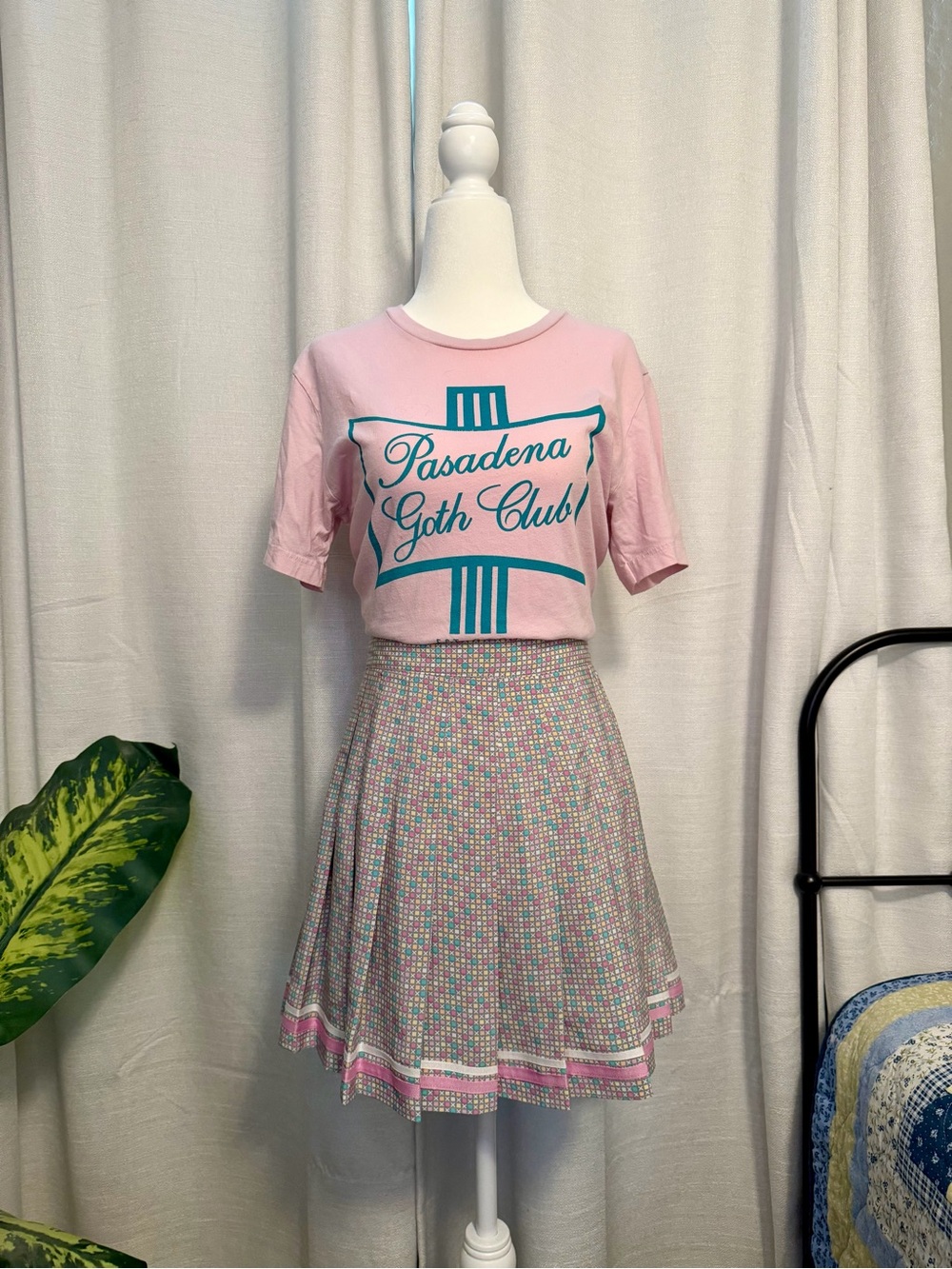 Vintage Tail 90s Pleated Mini Tennis Skirt Made in USA Preppy Golf Pickleball